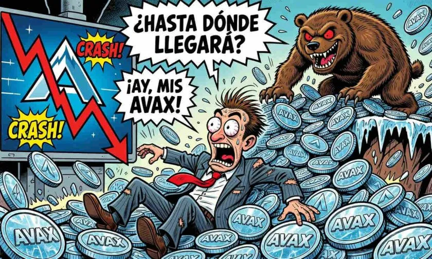 Avalanche al borde del abismo: AVAX cotiza en mínimos multianuales y pierde el soporte de USD $6