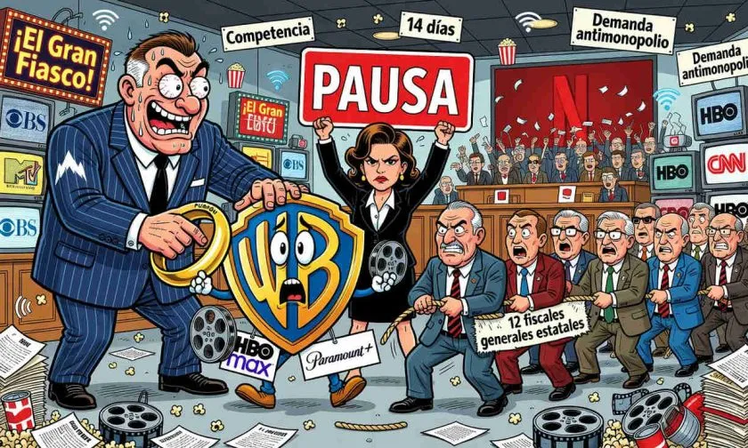 Jueza pausa fusión de USD $110.000 millones entre Paramount y Warner Bros.
