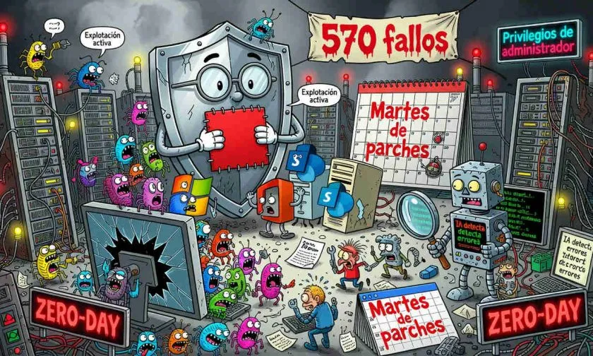 Microsoft corrige 570 vulnerabilidades con ayuda de la inteligencia artificial