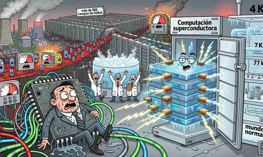 La computación superconductora desafía al silicio y promete recortar la crisis energética de la IA