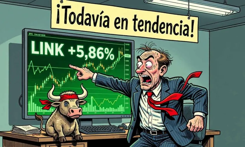 Chainlink se recupera un 5,86% a USD $12,89 tras el retroceso del fin de semana