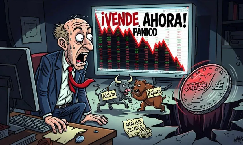 币安人生 sufre caída del 11% en 24 horas y retroceso del 32% en un mes