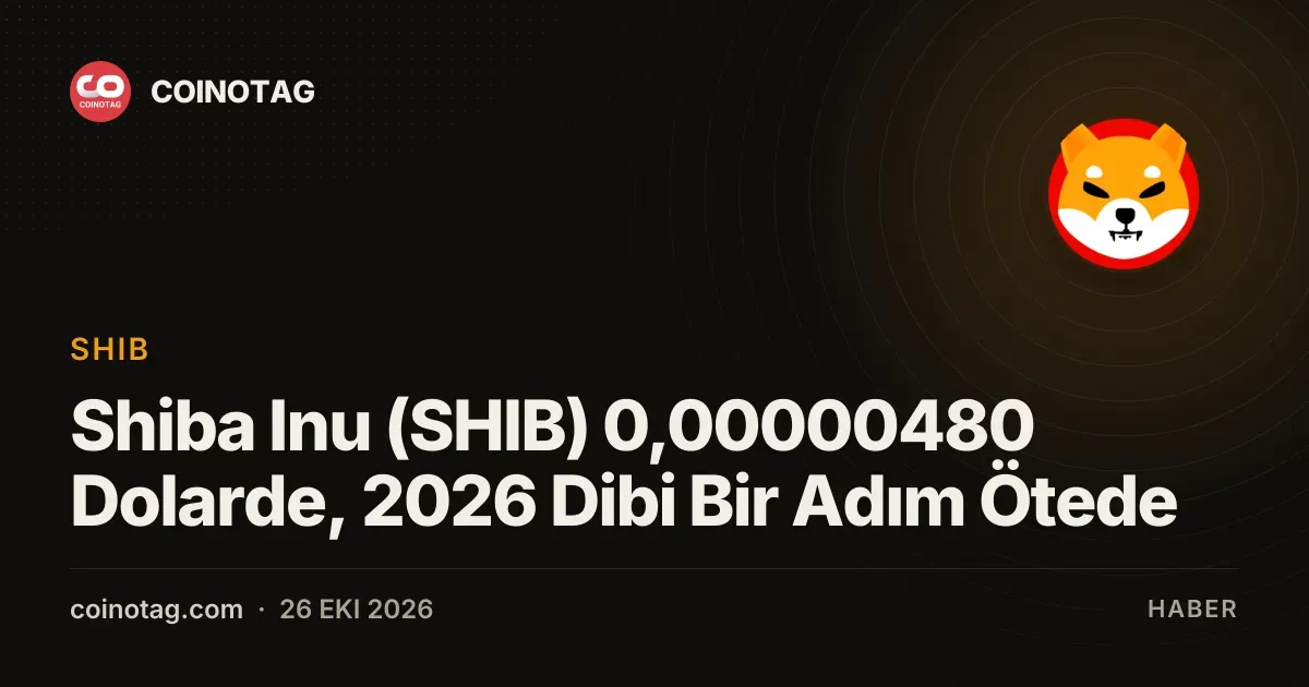 Shiba Inu fiyatı 0,00000480 dolara gerileyerek 2026 dibine yaklaştı