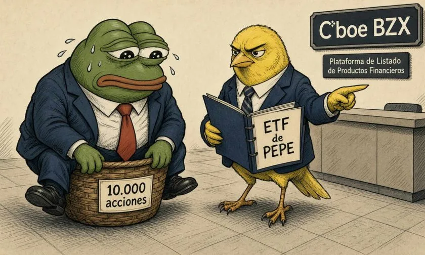 Canary presenta enmienda para ETF de PEPE en Cboe BZX, espera aprobación de la SEC
