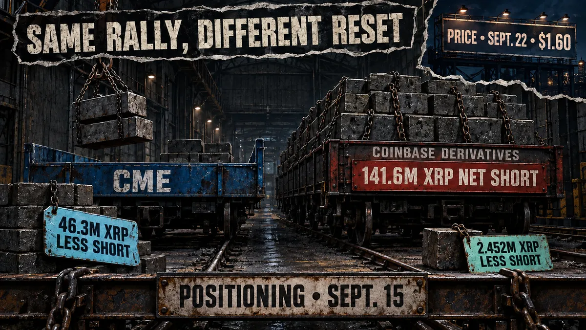 CME short squeeze drives XRP trading volume to $7.4 billion