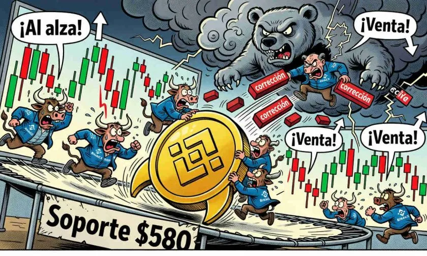BNB se dispara un 6.6%: ¿señal de recuperación o nueva trampa para toros?