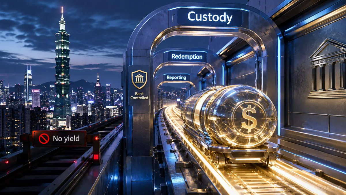 Taiwan’s new crypto law gives banks the first real stablecoin advantage