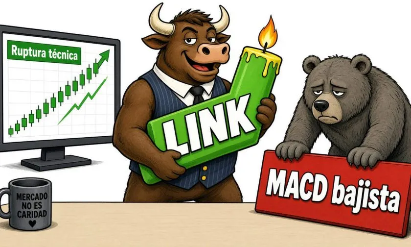 Chainlink se mantiene sobre medias móviles clave tras ruptura técnica