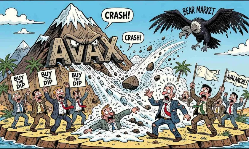 Avalanche (AVAX) se aferra al abismo: pérdida del 95% desde su máximo y todas las medias en contra