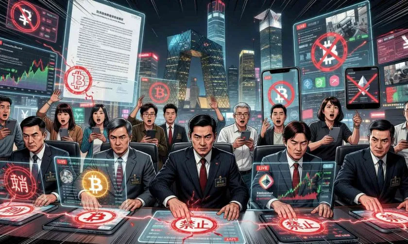 China refuerza veto cripto con nuevas reglas contra influencers financieros