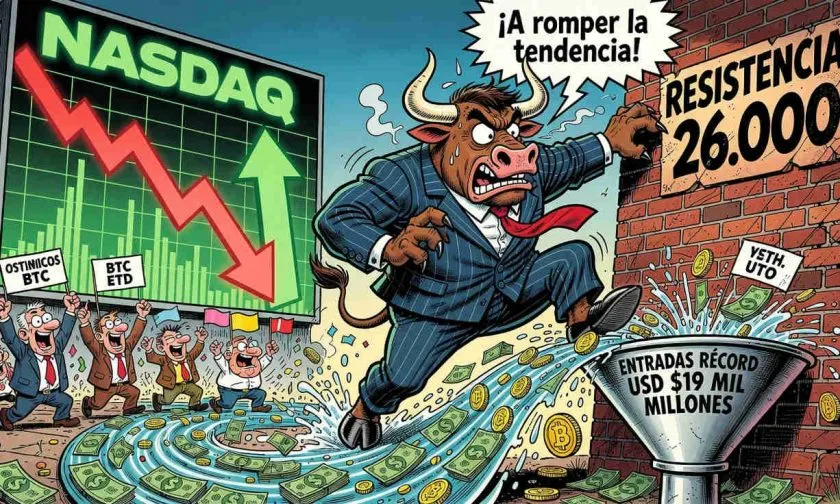 Acciones tecnológicas registran entrada récord de fondos en 5 semanas: ¿podrá el Nasdaq superar la resistencia?
