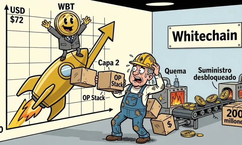 WBT marca un nuevo máximo histórico mientras Whitechain avanza hacia una Capa 2 de Ethereum