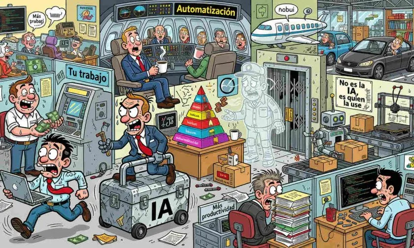 La IA no te quitaría el trabajo, pero sí podría dejar atrás a quien no la use