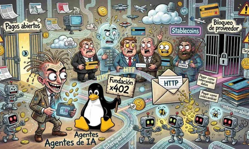Linux Foundation activa x402 para que los agentes de IA puedan pagar por internet