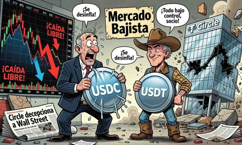 Circle reporta ingresos por debajo de expectativas debido a caída del USDC
