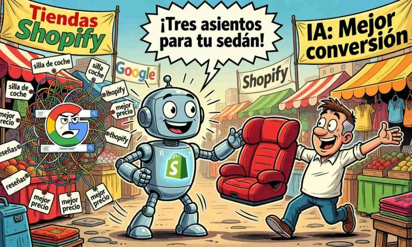 Shopify: la búsqueda con IA triplica tráfico y ventas, sin reemplazar a Google