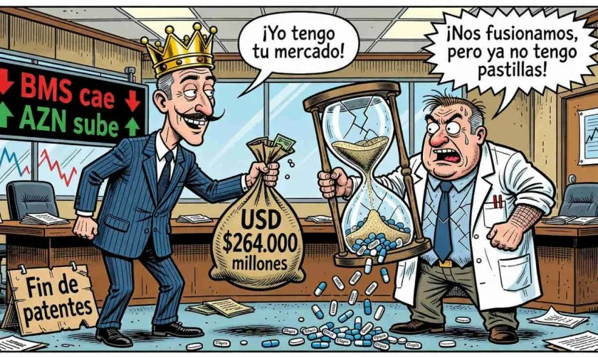 AstraZeneca explora la compra de Bristol Myers y crearía un gigante farmacéutico