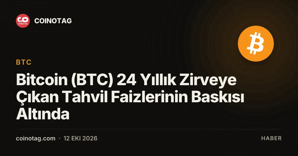 10 yıllık ABD tahvil faizi 24 yılın zirvesine çıkarken Bitcoin 82.000 doları aştı