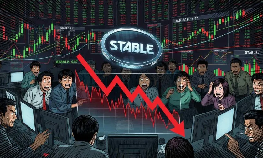 Caída de STABLE activa alertas técnicas en el mercado