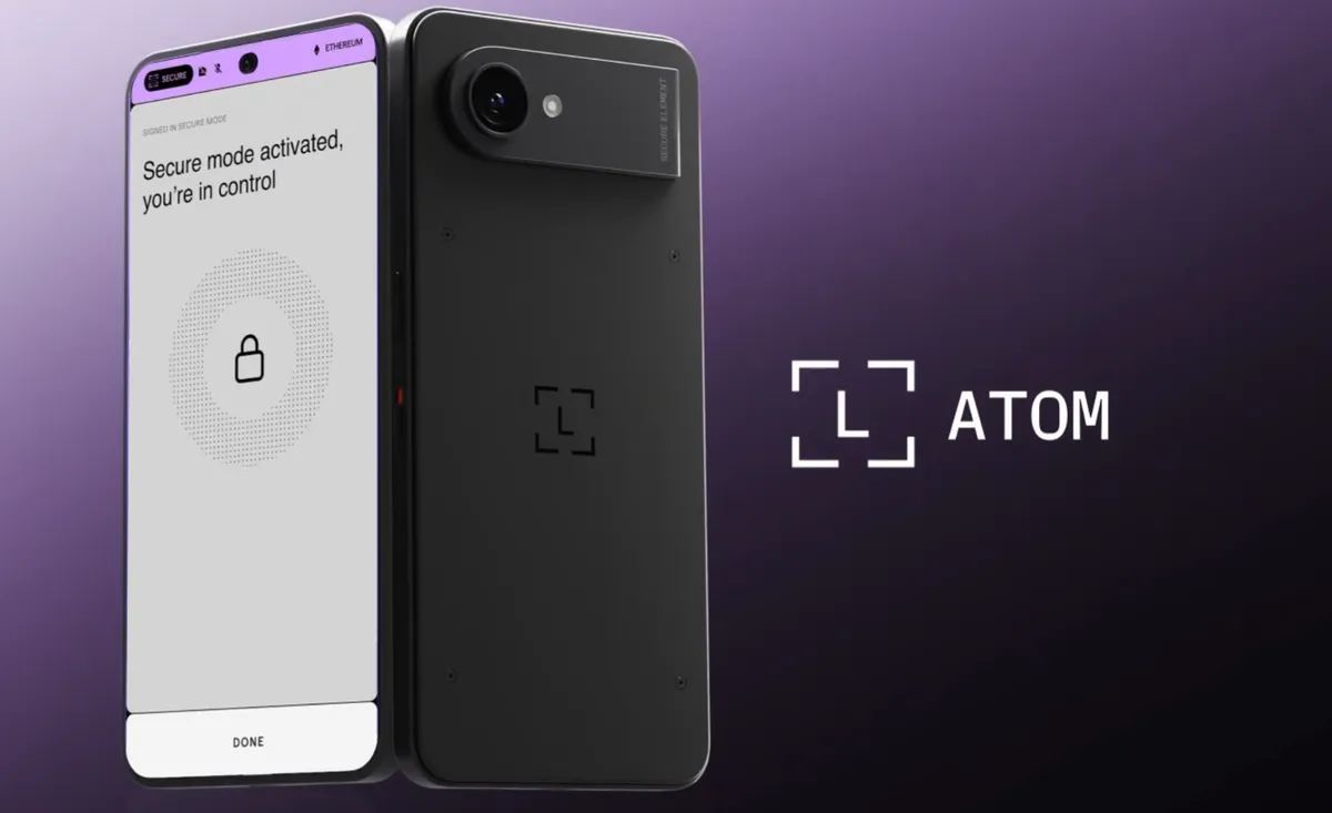 Nova carteira da Ledger chamada Atom traz conectividade 5G e camera