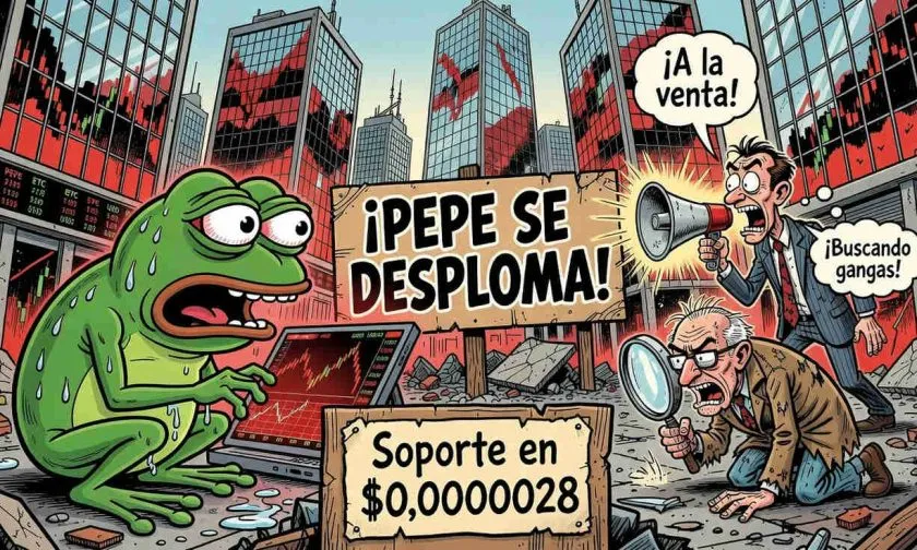 Pepe alcanza mínimo anual tras perder 89,78% desde su máximo histórico