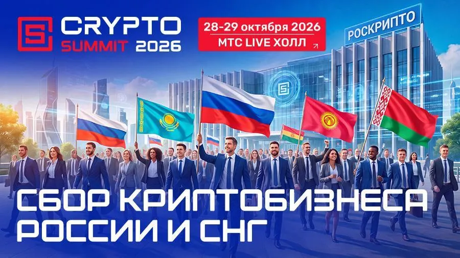 IX Crypto Summit 2026 запланирован на 28–29 октября в МТС Live Холл