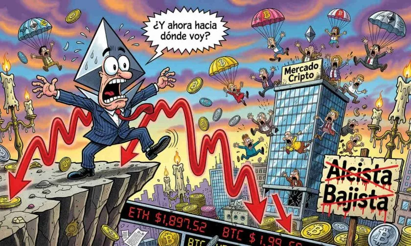 Ethereum pierde 61% desde máximo histórico y enfrenta resistencia clave