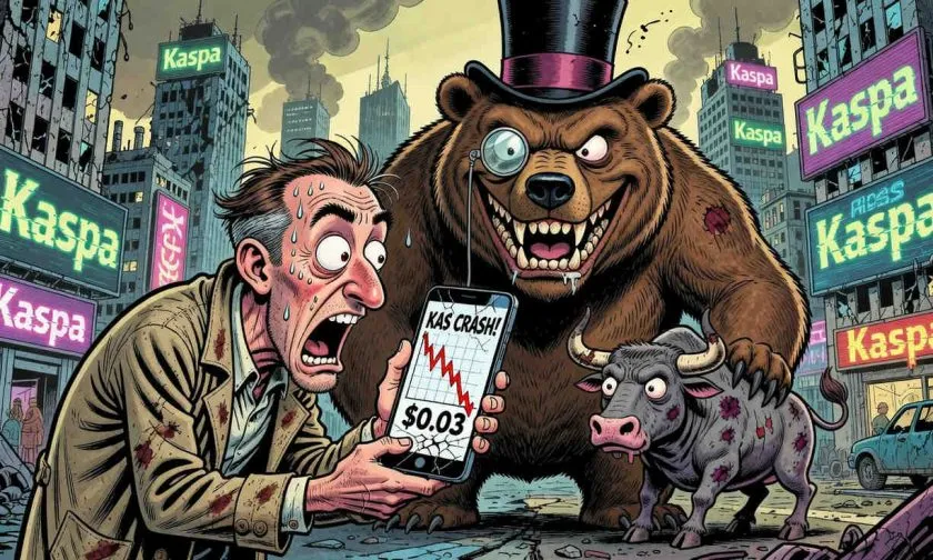 KAS se desploma bajo los $0,03 y pone en alerta a los inversores: ¿se avecina una caída hacia los $0,025?