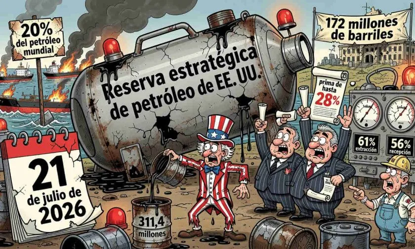 La reserva estratégica de petróleo de EE. UU. cae a su nivel más bajo desde 1983