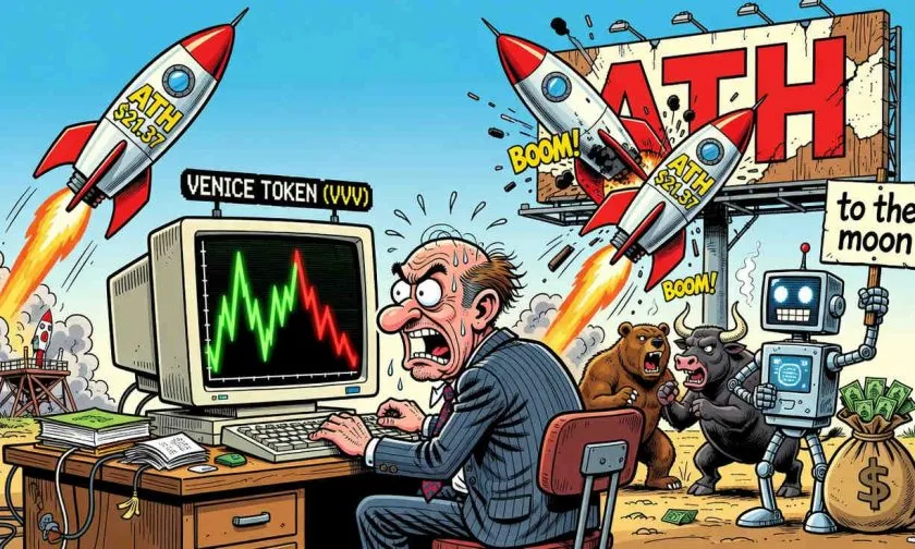 Venice Token (VVV) rebota con fuerza: ¿señal de compra o trampa alcista el 22 de julio de 2026?
