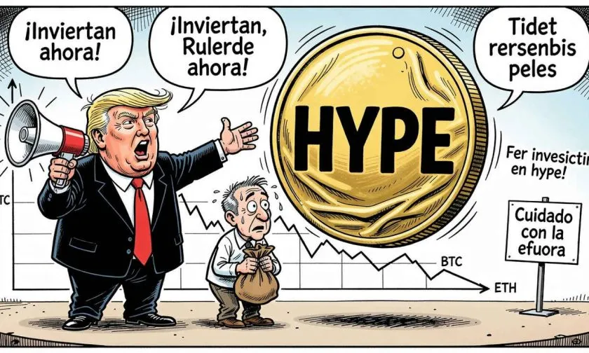 Ocho criptomonedas promocionadas por Trump sufren una caída media del 60 por ciento