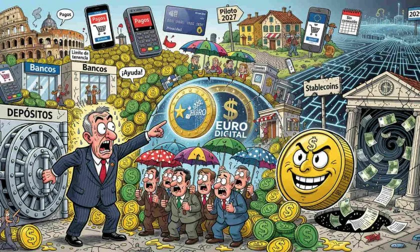 BCE alerta que las stablecoins podrían erosionar los depósitos bancarios en Europa
