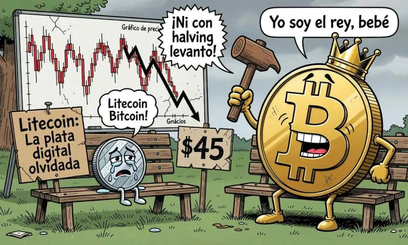 Litecoin se derrumba un 59% en 52 semanas y pone a prueba soportes críticos en medio de la incertidumbre macro
