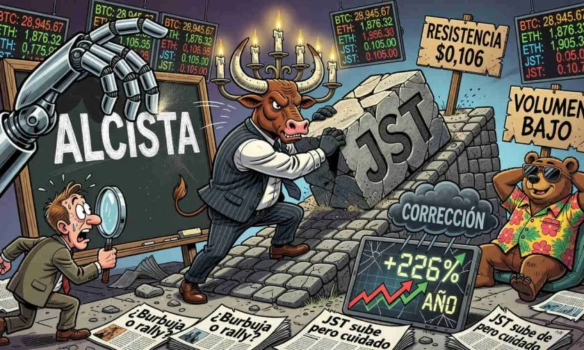 Just (JST) registra leve caída del -0,94% mientras mantiene tendencia alcista