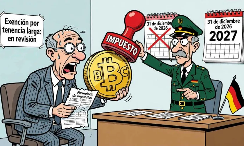 Alemania podría eliminar la exención fiscal para BTC a partir de 2027
