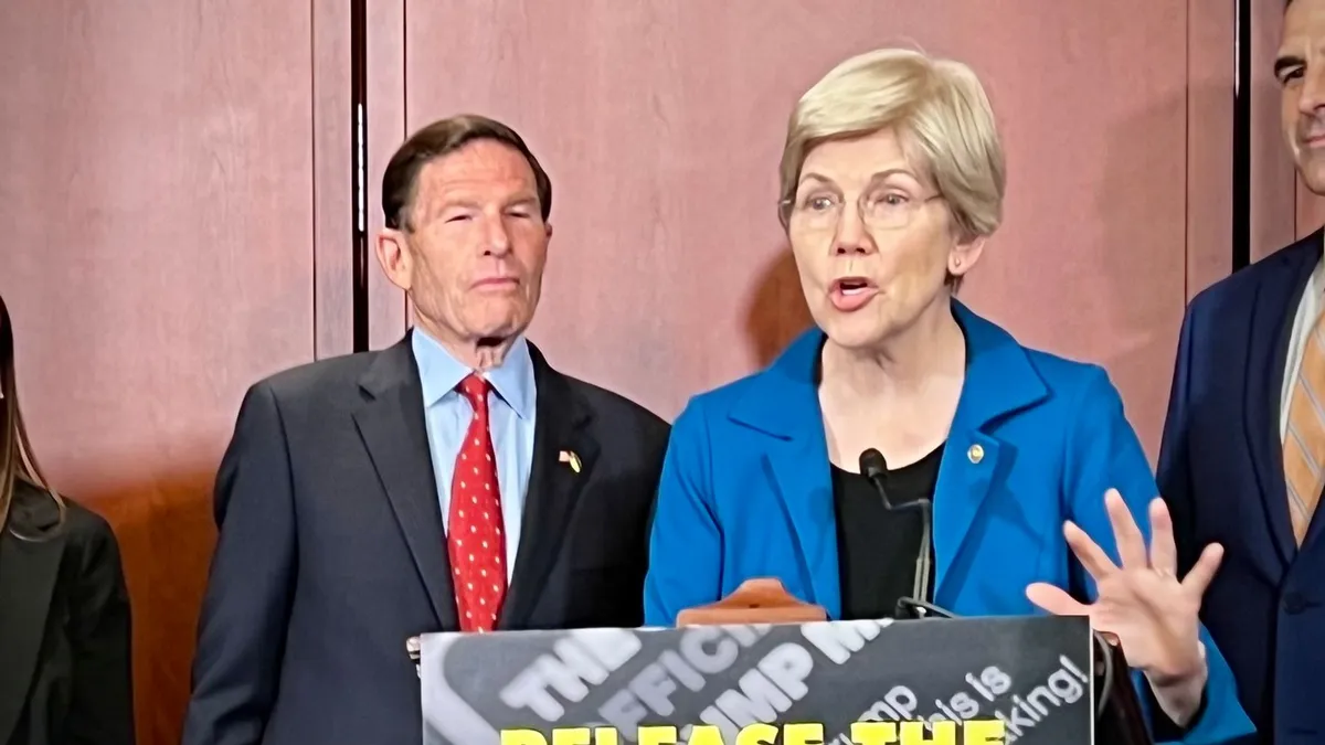 SEC investigation into Trump's memecoin requested by Warren and Blumenthal