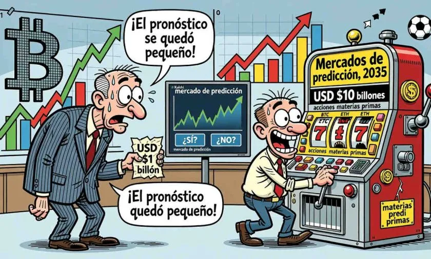 Mercados de predicción podrían alcanzar USD $10 billones en 2035, según Bernstein