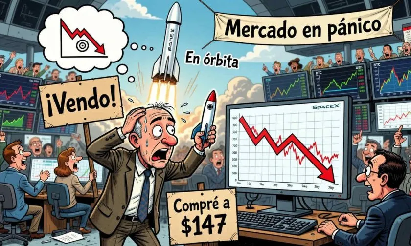 Inversores minoristas venden acciones de SpaceX por primera vez: ¿cambia la tendencia?
