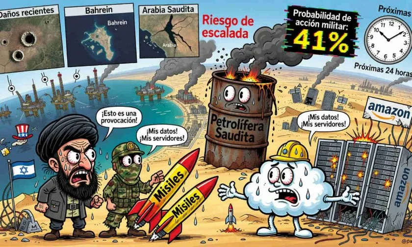 Imágenes satelitales apuntan a daños en centros de datos de Amazon y un sitio petrolero saudita