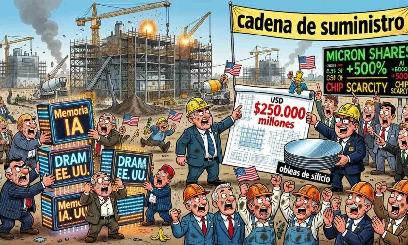 Micron eleva su apuesta por la IA con una inversión de USD $250.000 millones en EE. UU.
