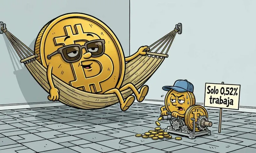 Solo 104.105 BTC generan rendimiento en estrategias onchain, según informe