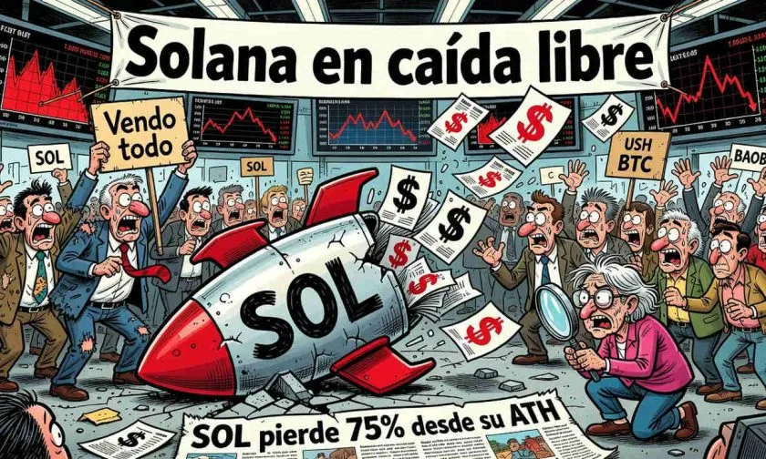 Solana (SOL) se desploma un 2,62% y toca mínimos de 2026