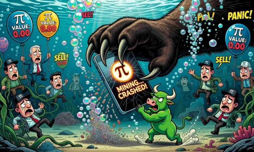 $PI se derrumba 96% desde su máximo histórico y rebota en zona de soporte: ¿oportunidad o trampa?