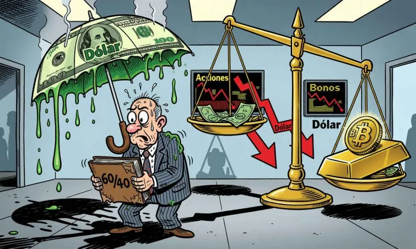 Bitwise señala riesgos del portafolio 60/40 ante depreciación del dólar
