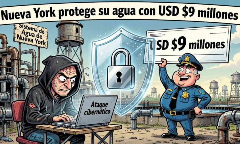 Nueva York destina USD $9 millones para blindar 153 sistemas de agua contra ciberataques