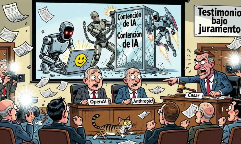 Demócratas piden testimonio a OpenAI y Anthropic por incidentes de IA descontrolada