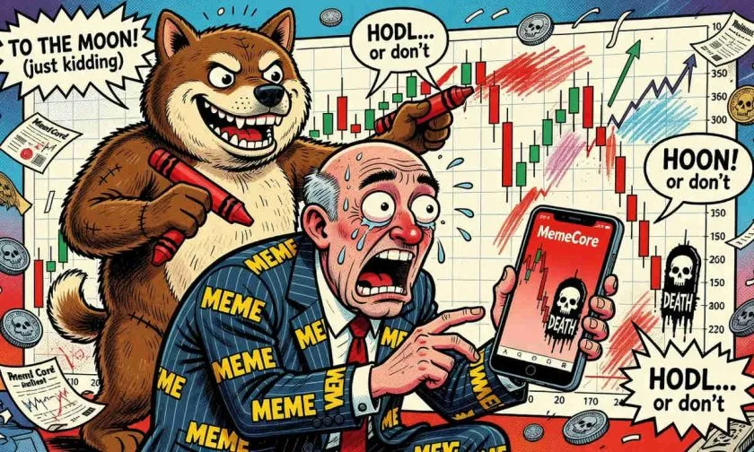 MemeCore se desploma 60% en 30 días: ¿es el fin del rally de $M?