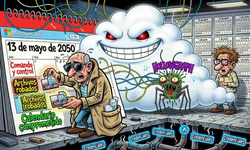 Microsoft 365 se convierte en escondite para el malware HOLLOWGRAPH