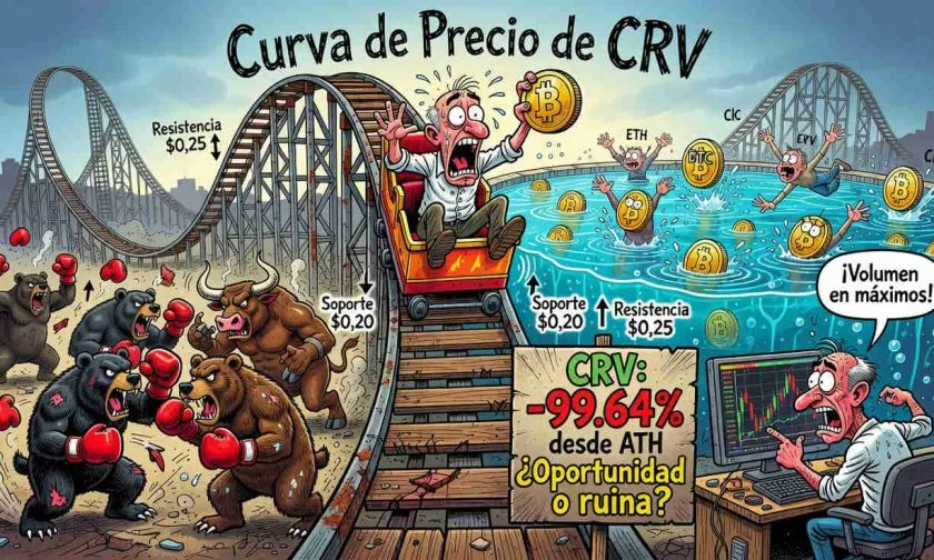 Curve DAO Token (CRV) despierta: volumen se dispara un 28% y precio rebota, ¿cambio de tendencia?