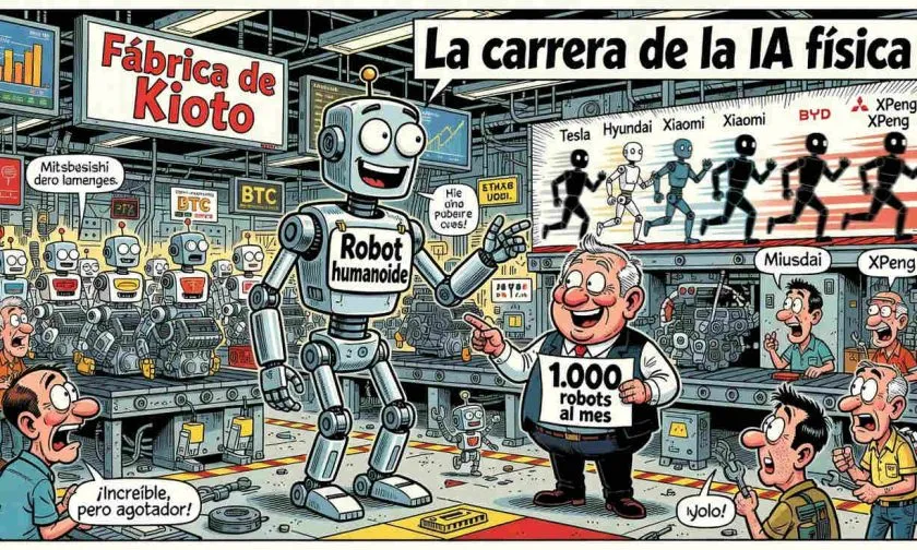 Mitsubishi apuesta por robots humanoides para enfrentar la escasez laboral en Japón